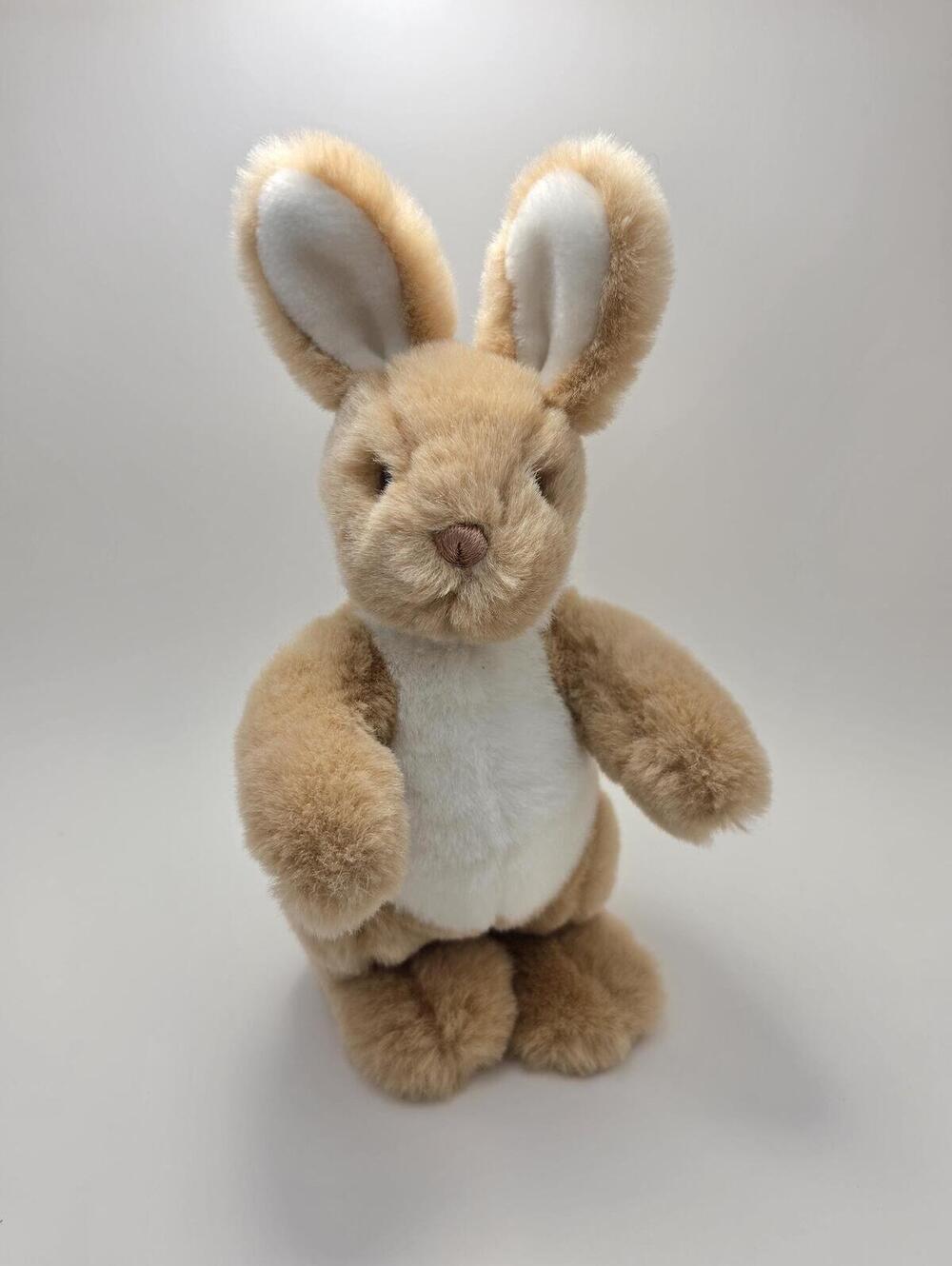 Gund Standing Bunny Rabbit White and Tan Collectors Classic 1991 (11 inch)